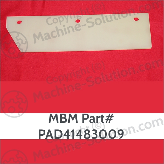 MBM PADE41483009 RUBBER PADDLE MBM PADE41483009 RUBBER PADDLE