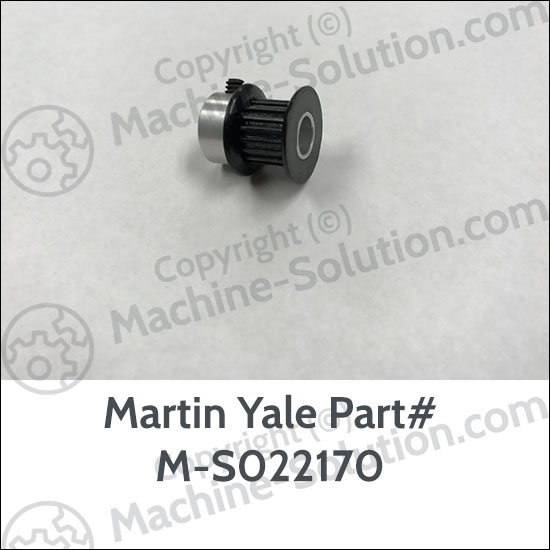 Martin Yale M-S022170 18 TOOTH MXL PULLEY, 1/4 BORE