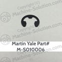 Martin Yale M-S010006 5133-50 EXT."E" RING Martin Yale M-S010006 5133-50 EXT."E" RING