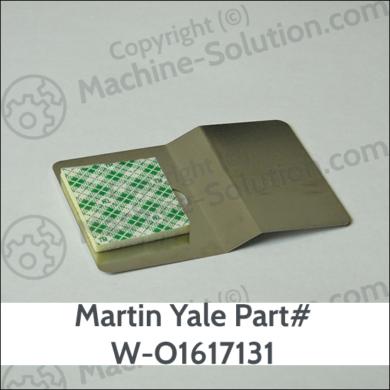 Martin Yale W-O1617131 WEAR PLATE Martin Yale W-O1617131 Wear Plate - Lift Spring for Feed Tray