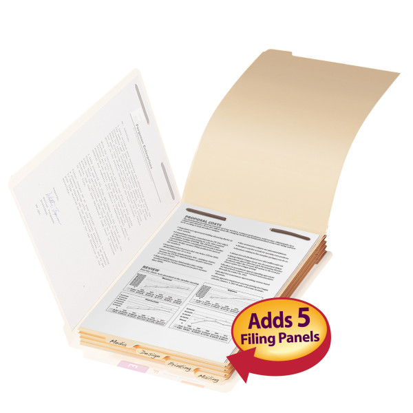 Smead 35650 Folder Dividers with Fastener Folder Divider