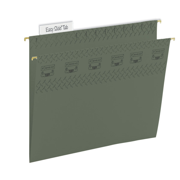 Smead 64136 TUFF Hanging Folders with Easy Slide Tab File Pocket