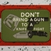 Medford Don’t Bring A Gun To A Knife Fight Green Velcro Patch