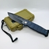 Medford USMC Fighter Flipper 4.25" S35VN PVD Blade Blue Handle Blue Spring Knife Serial Number 92-028